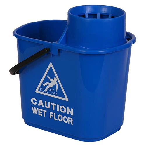 Bucket with Wringer & Wet Floor Warning - Image 3
