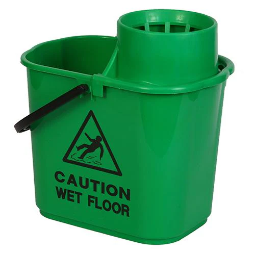 Bucket with Wringer & Wet Floor Warning - Image 4