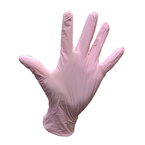 Pink Powder Free Nitrile Gloves - Image 5